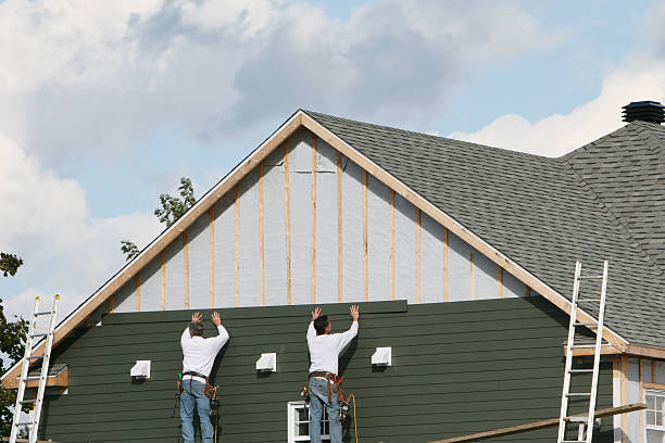 Professional Siding Installation technician working in Grindstone, PA